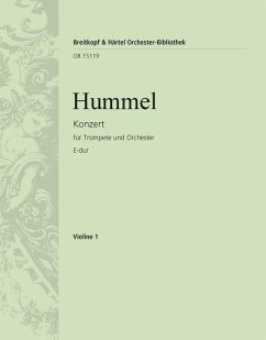 Cover Konzert E-Dur für Trompete und Orchester Violine 1