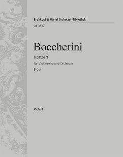 Cover Konzert B-Dur G482 für Violoncello und Orchester Viola
