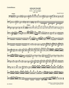 Cover Sinfonie G-Dur Hob.I:88 für Orchester Kontrabass