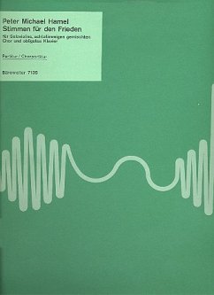 STIMMEN FUER DEN FRIEDEN FUER SSAATTBB CHOR, VIOLINE UND KLAVIER, 1982 PARTITUR (=CHORPARTITUR) Cover STIMMEN FUER DEN FRIEDEN FUER SSAATTBB CHOR, VIOLINE UND KLAVIER, 1982 PARTITUR (=CHORPARTITUR)