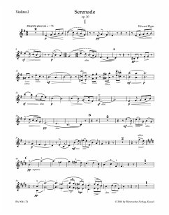 Cover Serenade op.20 für Streicher Violine 1