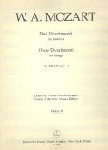 3 Divertimenti KV136-138 für Streicher Violine 2 3 Divertimenti KV136-138 für Streicher Violine 2