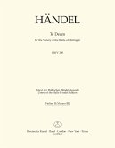 Händel, Georg Friedrich Te Deum for the Victory at the Battle of Dettingen HWV 283 V2(V3) Stimme(n)