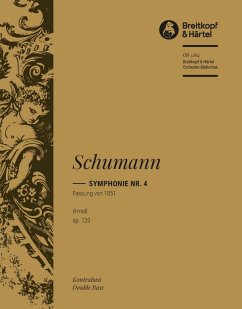 Cover Sinfonie d-Moll Nr.4 op.120 für Orchester Kontrabaß