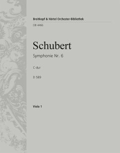 Cover Sinfonie C-Dur Nr.6 D589 für Orchester Viola