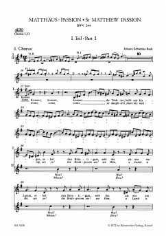 Matthäus-Passion (St. Matthew Passion) BWV 244 Matthäus-Passion (St. Matthew Passion) BWV 244