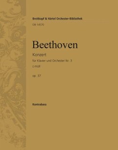 Cover Konzert c-Moll Nr.3 op.37 für Klavier und orchester Kontrabaß