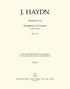Cover Sinfonie d-Moll Hob.I:26 Violine 1