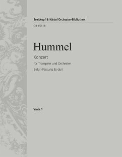 Cover Konzert E-Dur (Fassung in Es-Dur) für Trompete und Orchester Viola