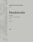 Konzert a-Moll für Klavier und Streichorchester Viola Konzert a-Moll für Klavier und Streichorchester Viola