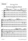 Nun komm der Heiden Heiland Kantate Nr.61 BWV61 Chorpartitur