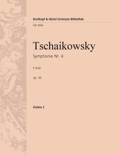Cover Sinfonie f-Moll Nr.4 op.36 für Orchester Violine 2
