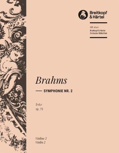 Cover Sinfonie D-Dur Nr.2 op.73 für Orchester Violine 2