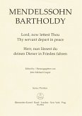 Herr nun lässest du deinen Diener in Frieden fahren für gem Chor a cappella (englische Version mit Orgel), Partitur (dt/en) Herr nun lässest du deinen Diener in Frieden fahren für gem Chor a cappella (englische Version mit Orgel), Partitur (dt/en)