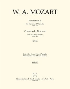 Cover Konzert d-Moll KV466 für Klavier und Orchester Viola 1 und 2
