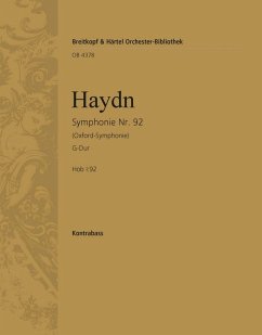 Cover Sinfonie G-Dur Nr.92 Hob.I:92 für Orchester Kontrabaß