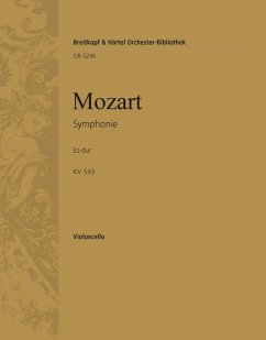 Cover Sinfonie Es-Dur Nr.39 KV543 für Orchester Violoncello