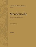 Konzert-Ouverture Nr.1 zu Shakespeares Sommernachtstraum op.21 für Orchester, Kontrabaß Konzert-Ouverture Nr.1 zu Shakespeares Sommernachtstraum op.21 für Orchester, Kontrabaß