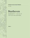 Sinfonie C-Dur Nr.1 op.21 für Orchester Violine 1 Sinfonie C-Dur Nr.1 op.21 für Orchester Violine 1