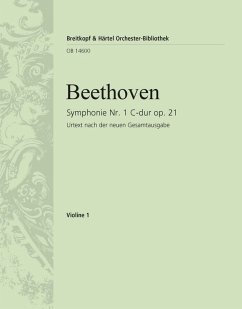Cover Sinfonie C-Dur Nr.1 op.21 für Orchester Violine 1