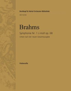 Cover Sinfonie c-Moll Nr.1 op.68 für Orchester Violoncello