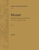 VESPERAE DE DOMINICA KV321 FUER SOLI, CHOR UND ORCHESTER, CELLO/BASS KONRAD, ULRICH, ED VESPERAE DE DOMINICA KV321 FUER SOLI, CHOR UND ORCHESTER, CELLO/BASS KONRAD, ULRICH, ED