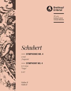 Sinfonie c-Moll Nr.4 D417 für Orchester Violine 2