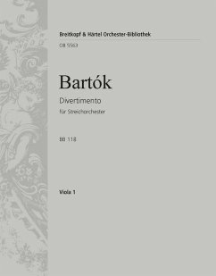 Cover Divertimento BB118 für Streichorchester Viola