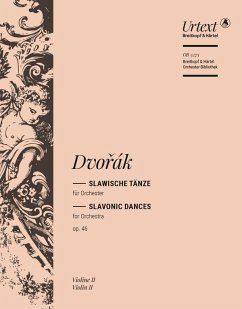 Cover Slawische Tänze op.46 für Orchester Violine 2