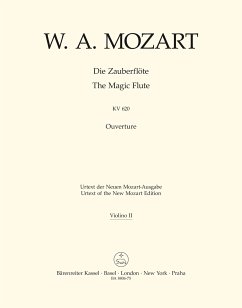 Cover Ouvertüre zu Die Zauberflöte KV620 für Orchester Violine 2