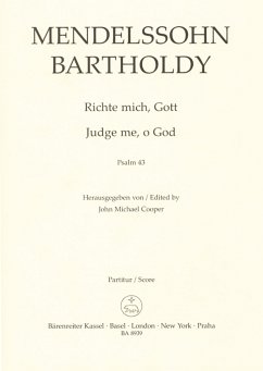 Cover Richte mich Gott Psalm 43 für für gem Chor a cappella Partitur