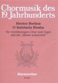 O SALUTARIS HOSTIA FUER GEM CHOR UND ORGEL PARTITUR (LA) MESSE SOLENNELLE O SALUTARIS HOSTIA FUER GEM CHOR UND ORGEL PARTITUR (LA) MESSE SOLENNELLE