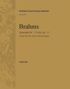 Cover Serenade D-Dur Nr.1 op.11 für Orchester Violoncello