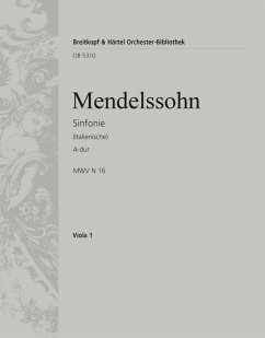 Cover Sinfonie A-Dur Nr.4 op.90 für Orchester Viola