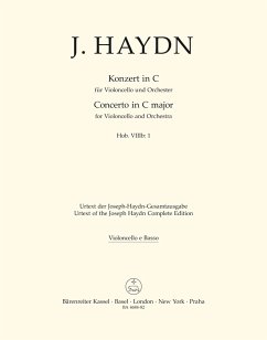 Cover Konzert C-Dur Hob.VIIb:1 für Violoncello und Orchester Cello/Baß