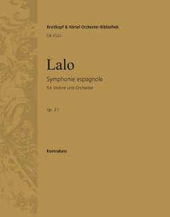 Cover Symphonie espagnole op.21 für Orchester Kontrabass