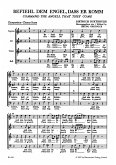Befiehl dem Engel daß er komm für gem Chor und Streicher Chorpartitur (dt/en) Befiehl dem Engel daß er komm für gem Chor und Streicher Chorpartitur (dt/en)