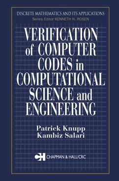 Cover Verification of Computer Codes in Computational Science and Engineering (eBook, ePUB)
