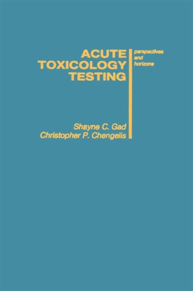 Acute Toxicology Testing (eBook, ePUB)