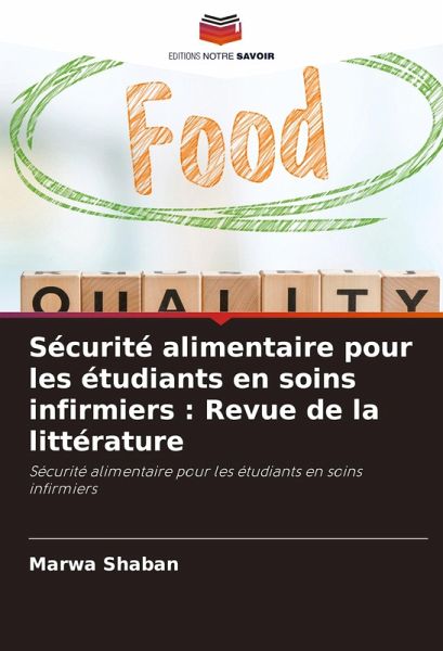 Sécurité alimentaire pour les étudiants en soins infirmiers : Revue de la littérature