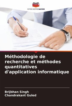 Cover Méthodologie de recherche et méthodes quantitatives d'application informatique