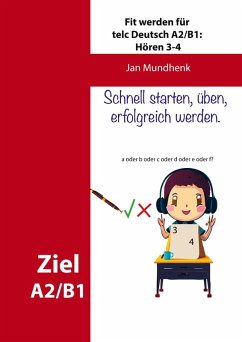 Fit werden für telc Deutsch A2/B1: Hören 3-4 (eBook, PDF)