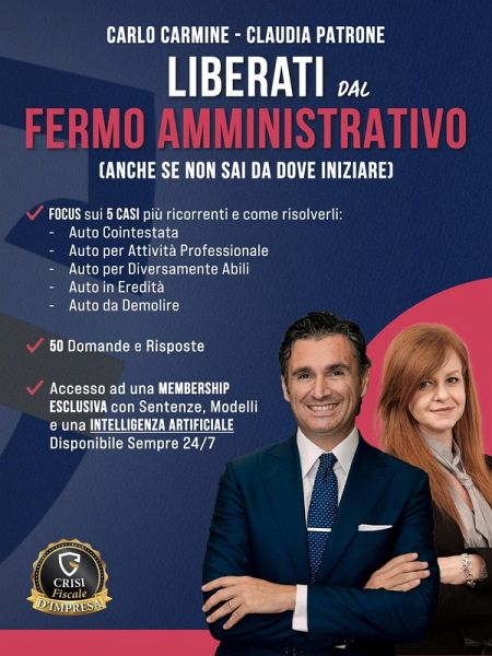 Liberati Dal Fermo Amministrativo Anche Se Non Sai Da Dove Iniziare (Crisi Fiscale D'Impresa, #1) (eBook, ePUB) Liberati Dal Fermo Amministrativo Anche Se Non Sai Da Dove Iniziare (Crisi Fiscale D'Impresa, #1) (eBook, ePUB)