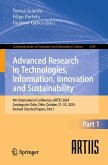 Advanced Research in Technologies, Information, Innovation and Sustainability (eBook, PDF)