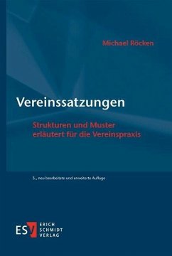 Cover Vereinssatzungen (eBook, PDF)