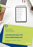 Literaturreviews für Gesundheitsberufe (eBook, PDF)