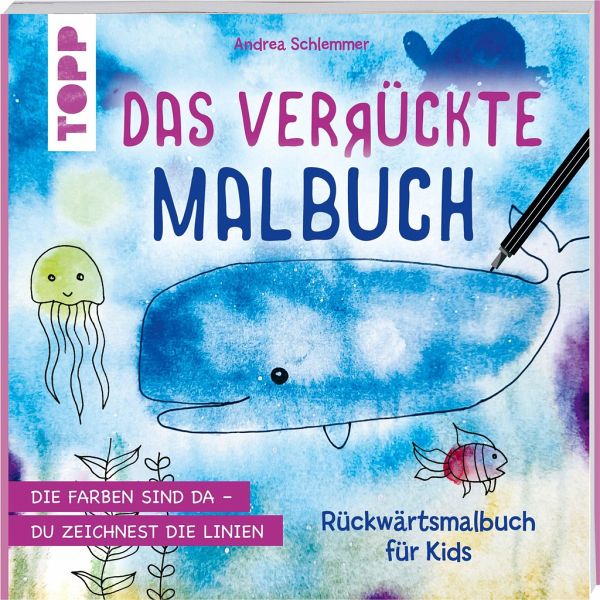 Das verrückte Malbuch   (Mängelexemplar)