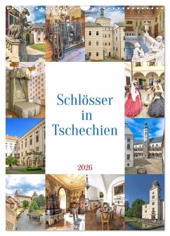 Schösser in Tschechien (Wandkalender 2026 DIN A3 hoch), CALVENDO Monatskalender Schösser in Tschechien (Wandkalender 2026 DIN A3 hoch), CALVENDO Monatskalender