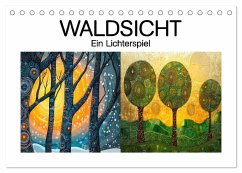 Cover Waldsicht - Ein Lichterspiel (Tischkalender 2026 DIN A5 quer), CALVENDO Monatskalender