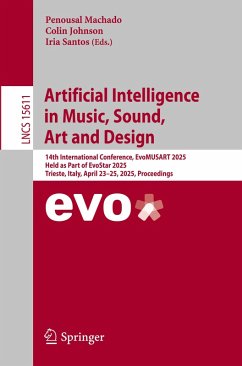 Cover Artificial Intelligence in Music, Sound, Art and Design